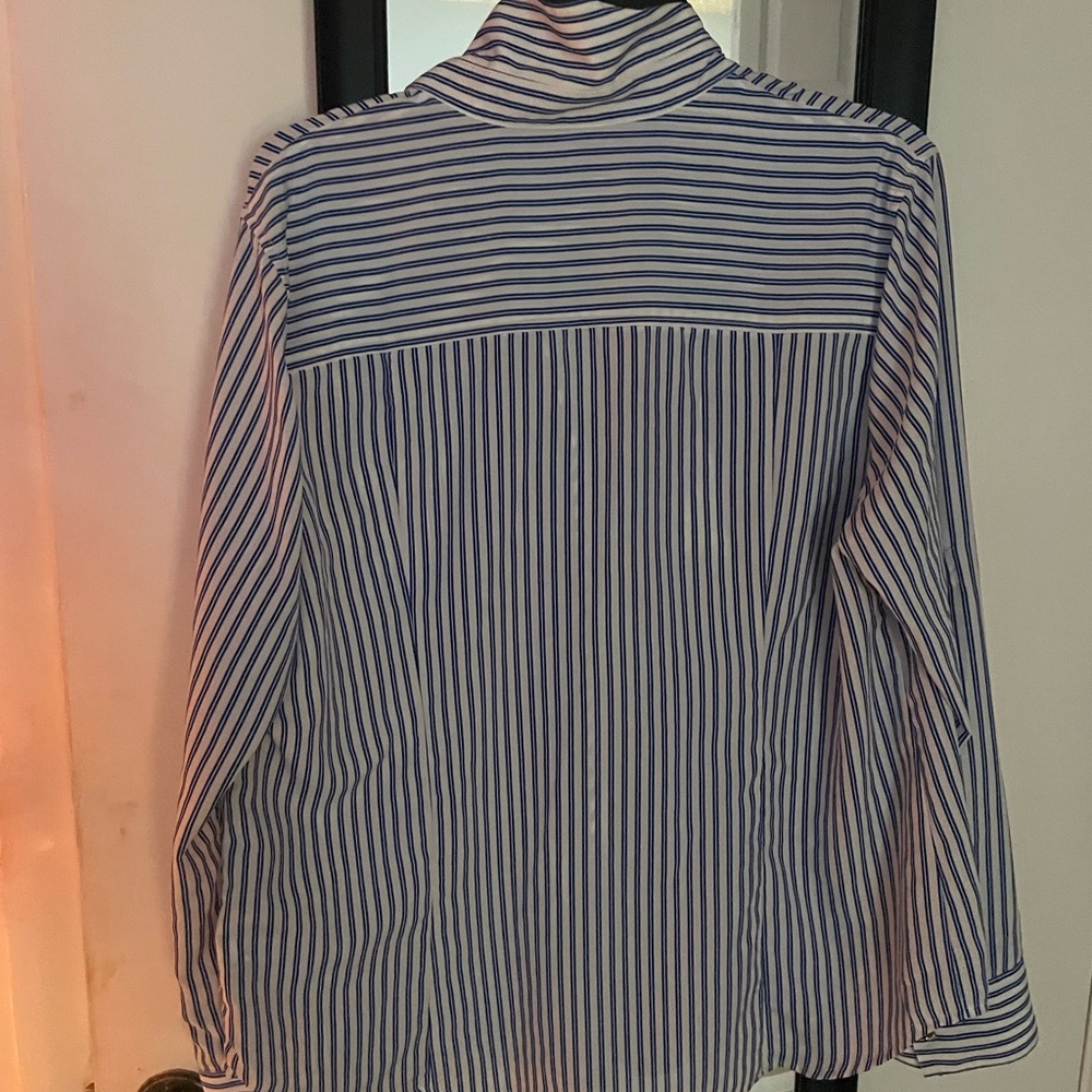 Michael Kors Blue Striped Women’s Shirt - Picture 6 of 8